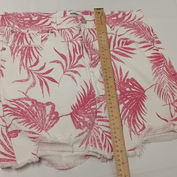 Kensie jeans the skirt destress frayed hem stretch casual women's size 8 / 29 - Picture 5 of 9